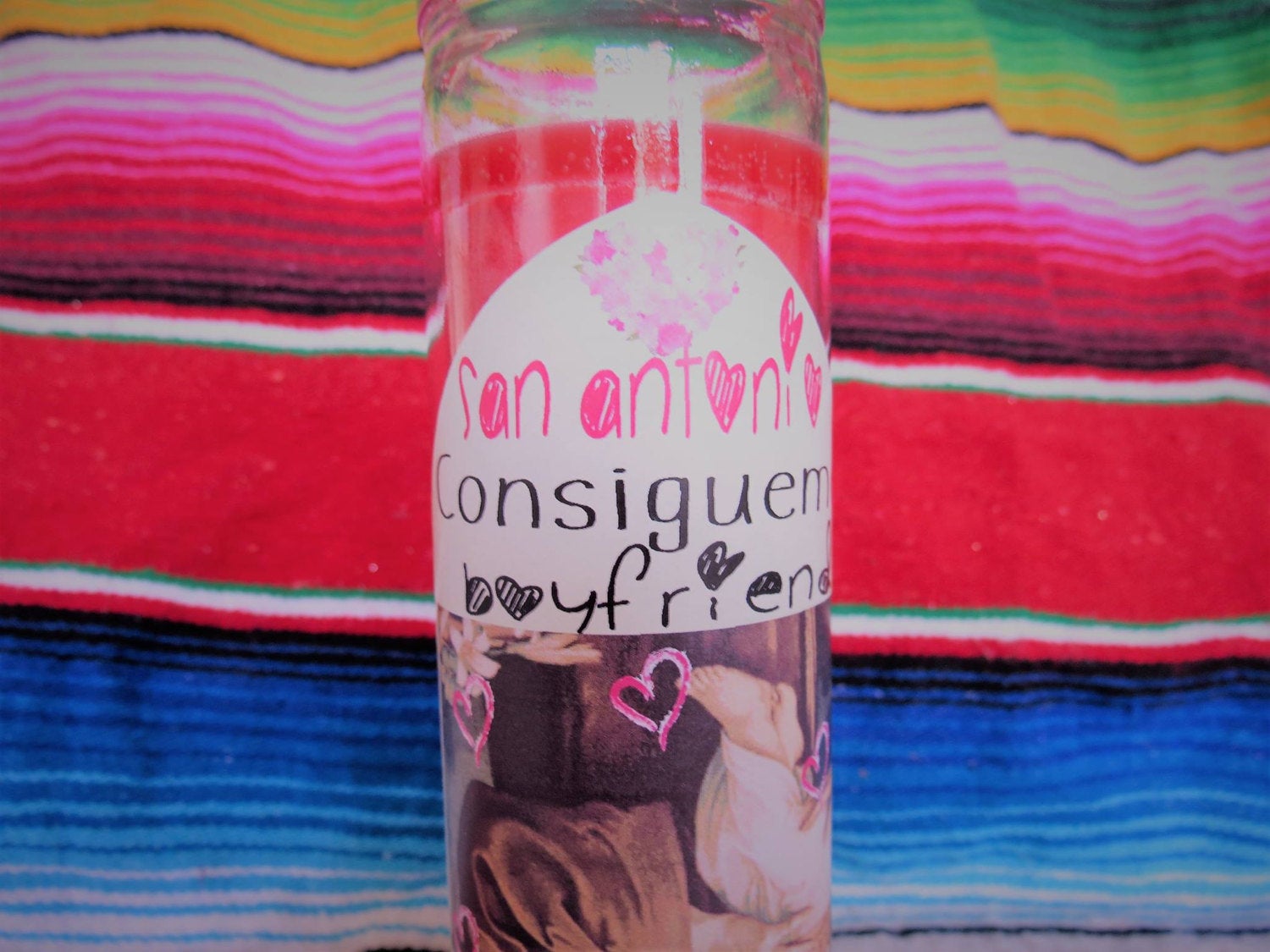 Vela SAN ANTONIO Find me a Boyfriend Candle
