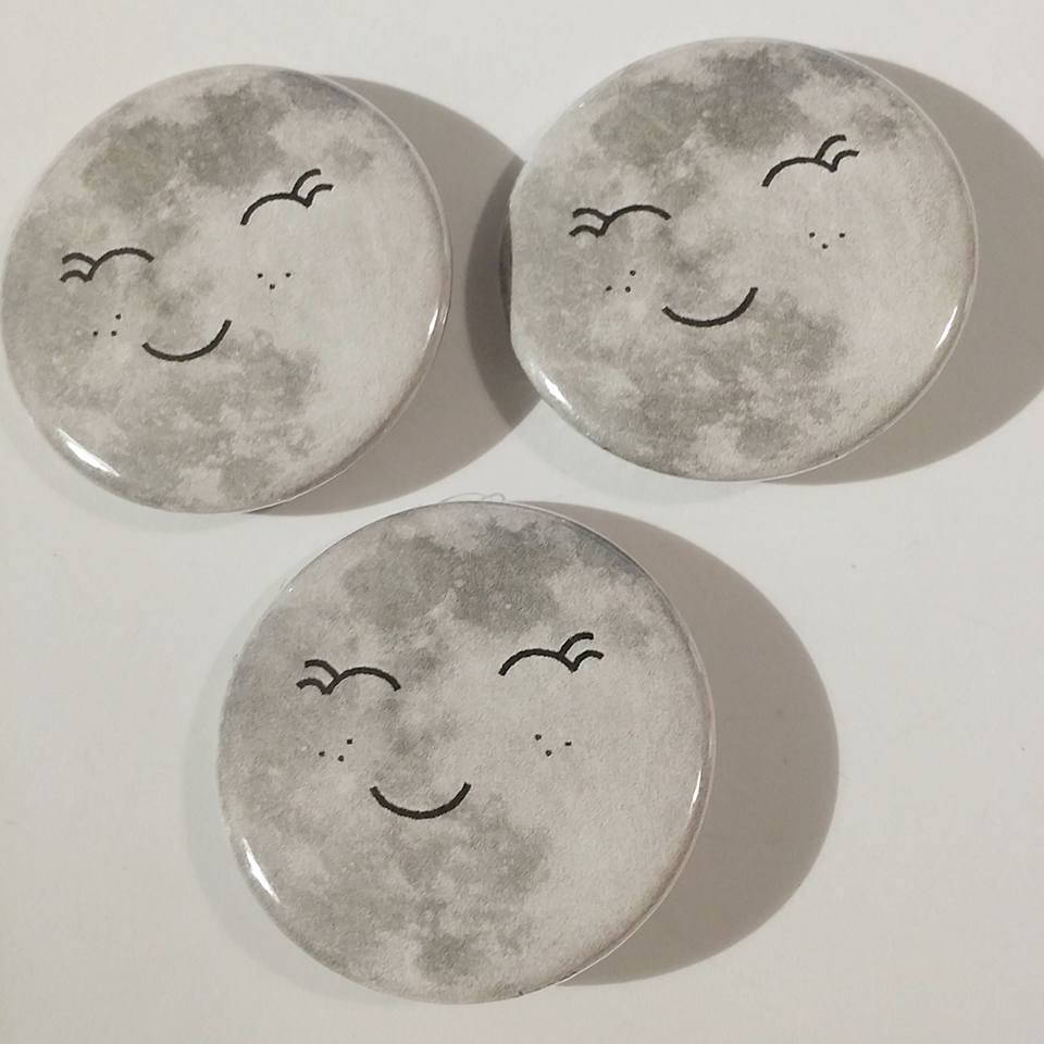 MOON CHILD Pin Button 1.5"