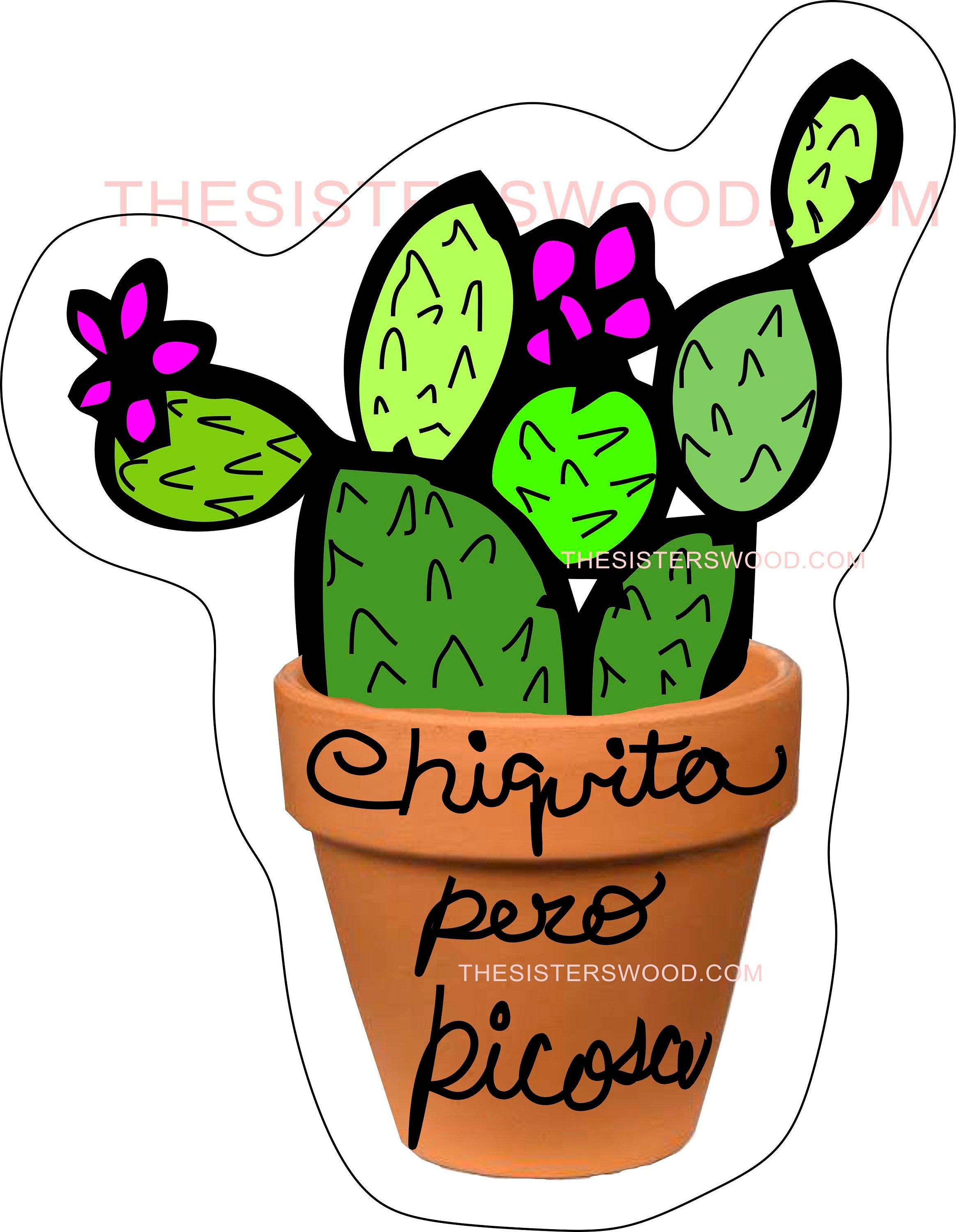 CHIQUITA PERO PICOSA Cactus Digital Sticker