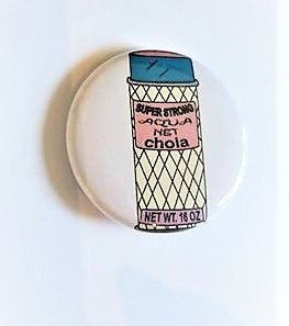 CHOLA AQUANET Hairspray Can Super Srong Chola 1.5"