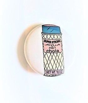 CHOLA AQUANET Hairspray Can Super Srong Chola 1.5"