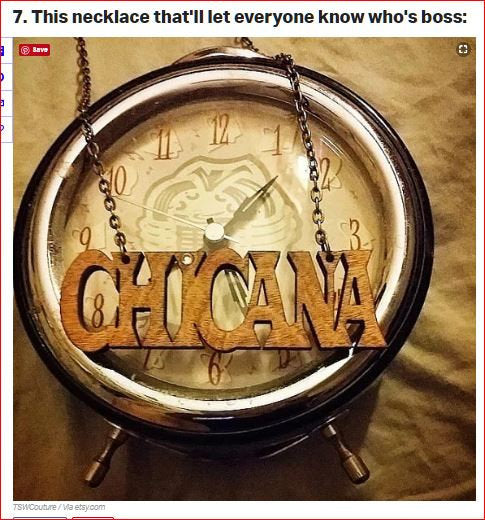 As Featured on BuzzFeed- CHICANA Necklace