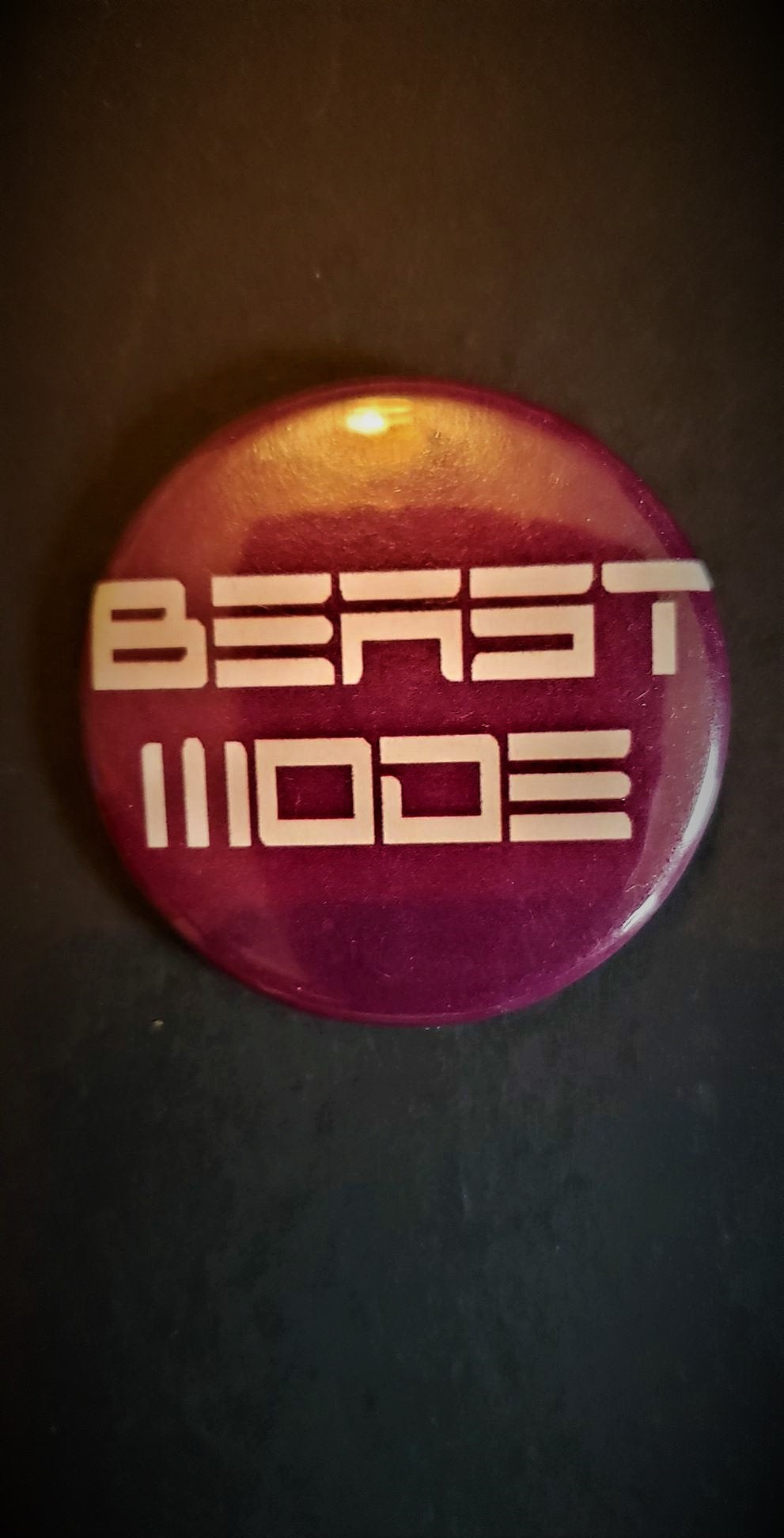BEAST MODE PIN Button 1.5"