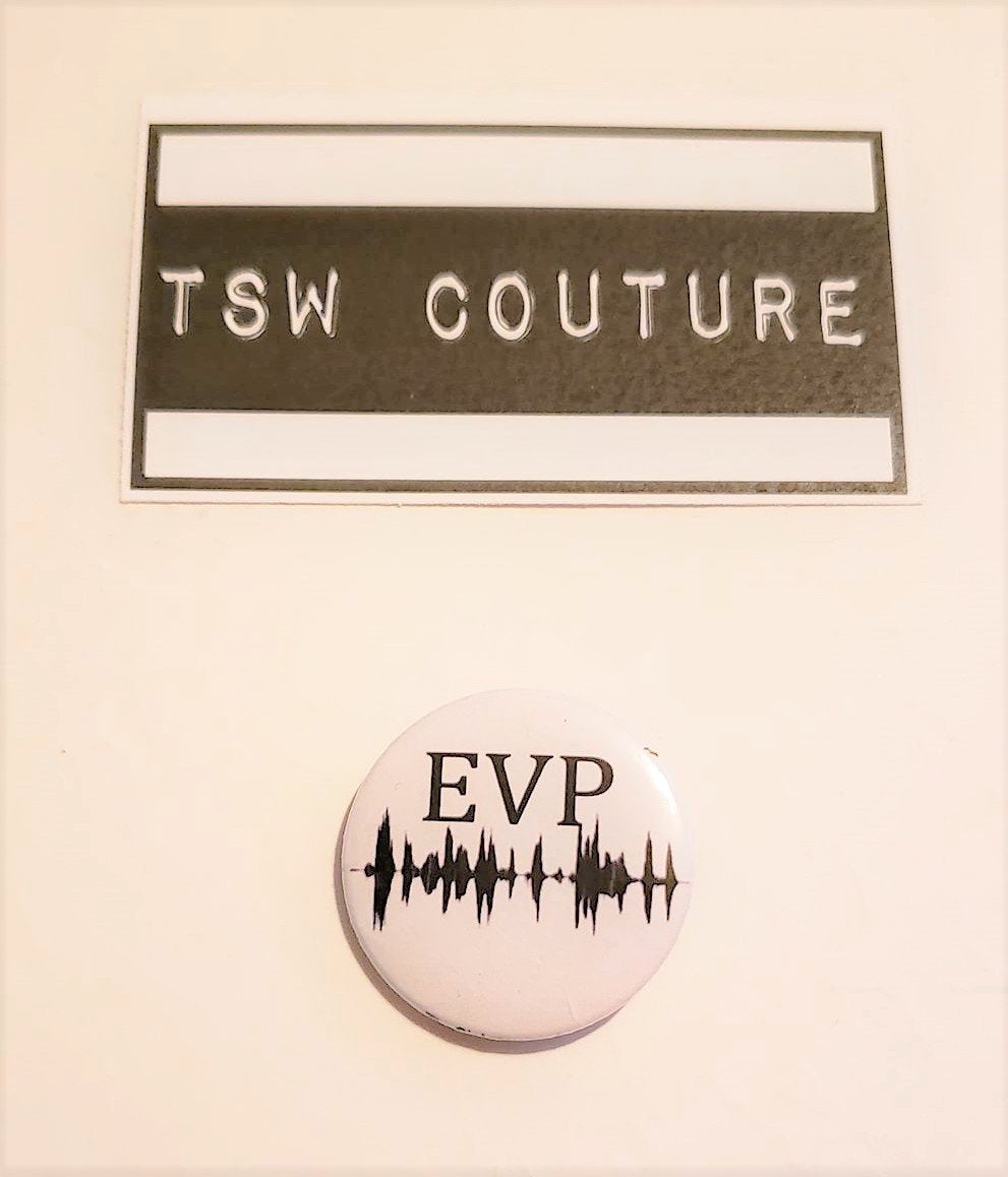 DARK SET 4 PINS Buttons 1.5" Paranormal Evp Ouija Not Today Satan