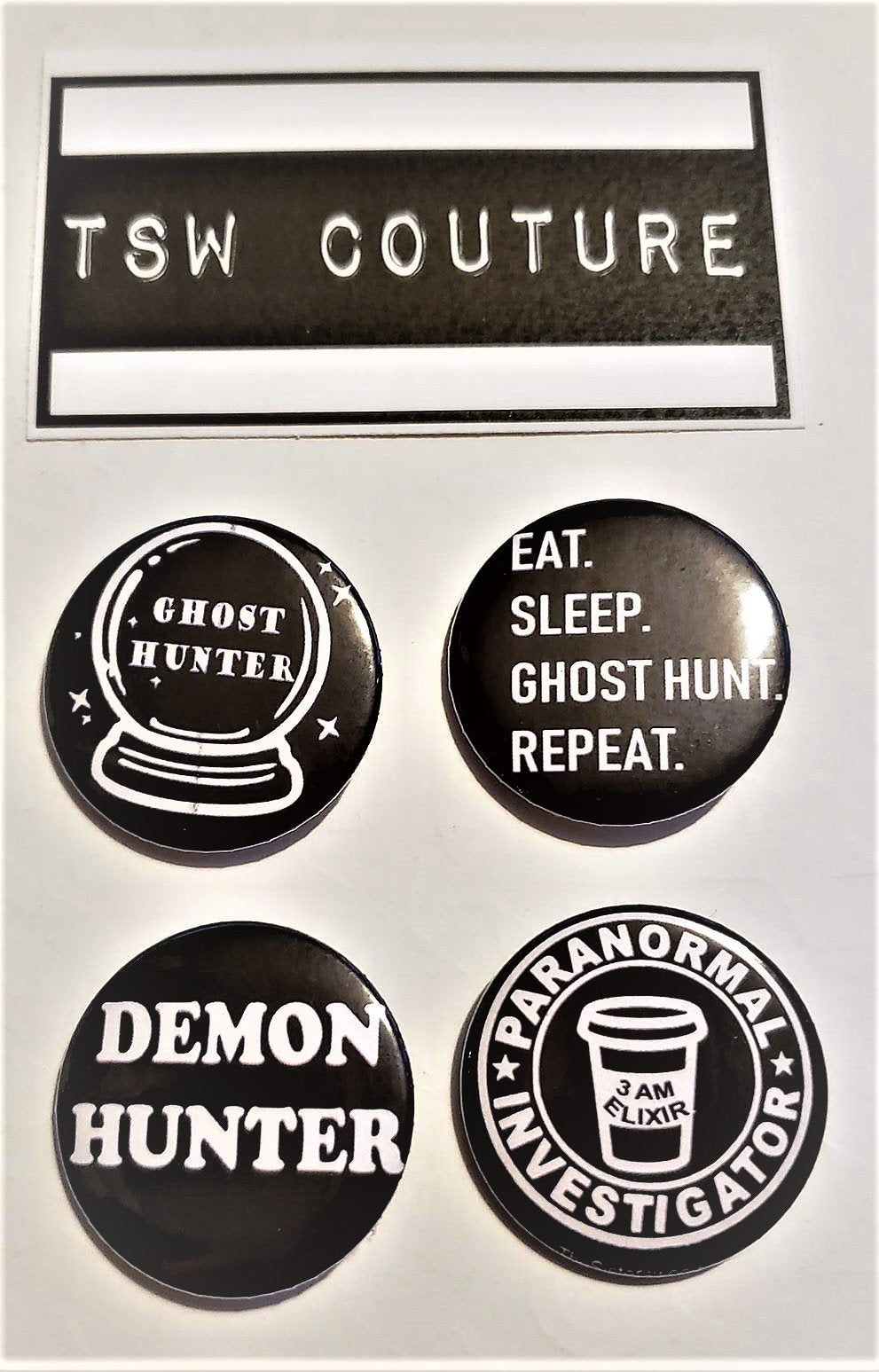 DARK SET 4 PINS Buttons