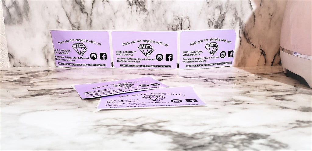 THANK YOU For Shopping with us labels