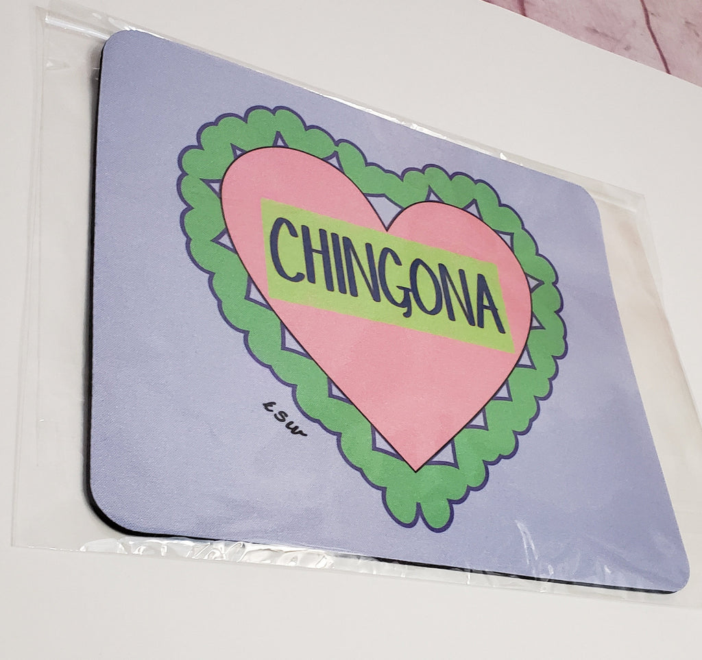 CHINGONA HEART Mouse Pad