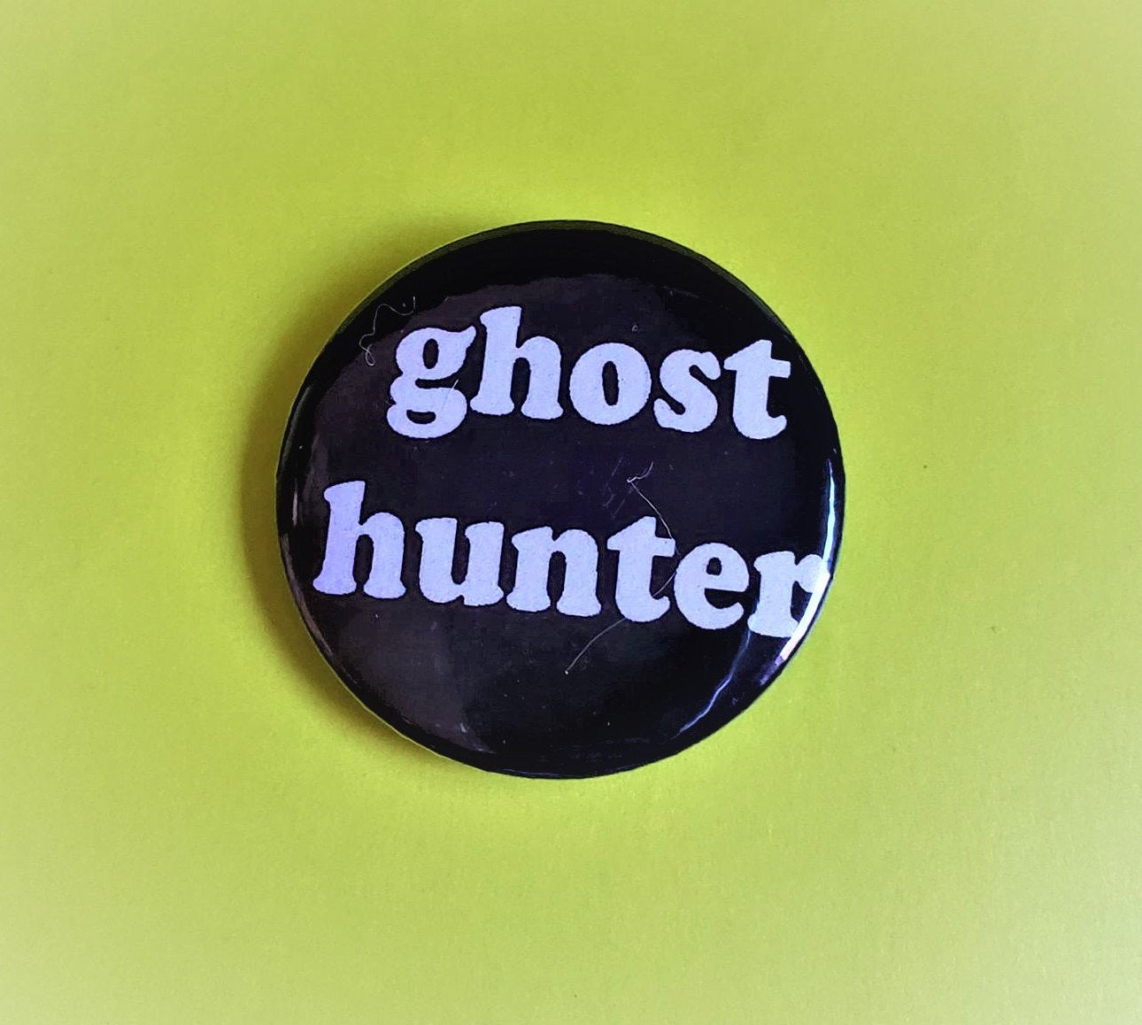 GHOST HUNTER PIN Button