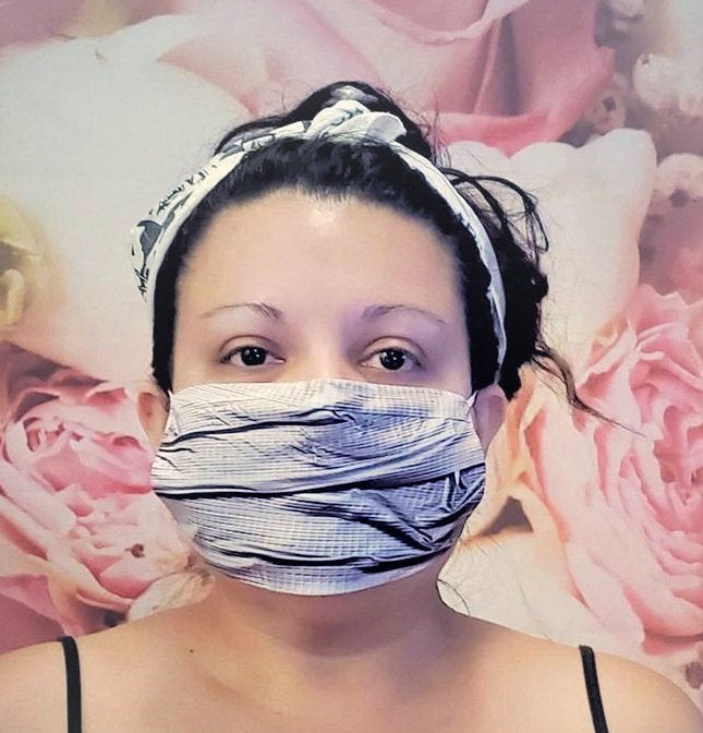 DUCT TAPE Print Adult Face Mask Double Layer 100%