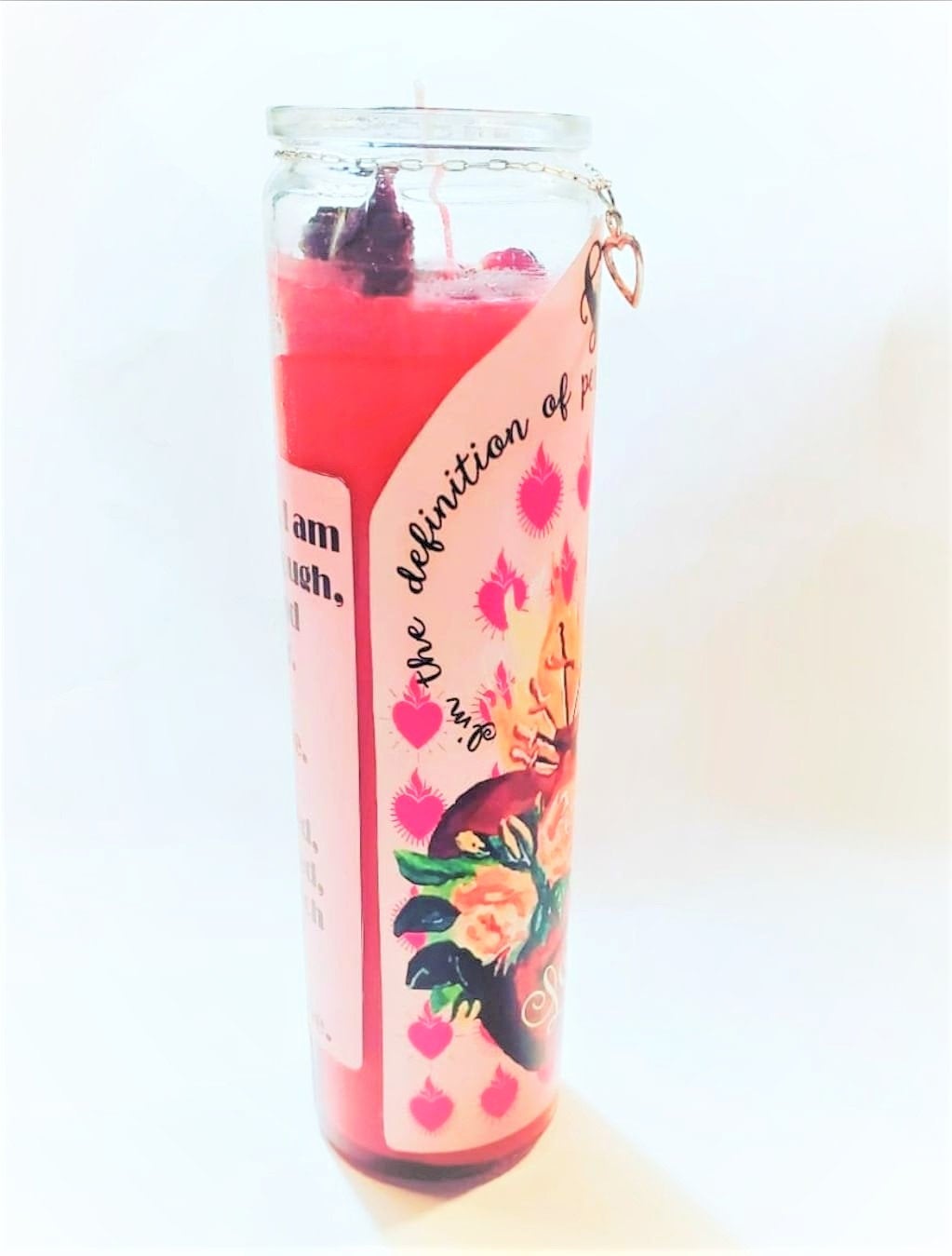 LOVE CANDLE RED