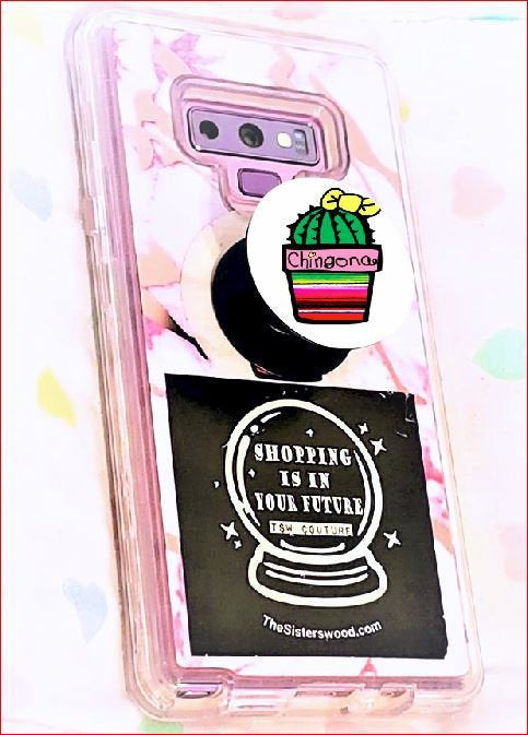 CHINGONA Zarape Heart Car Cell Pop Holder