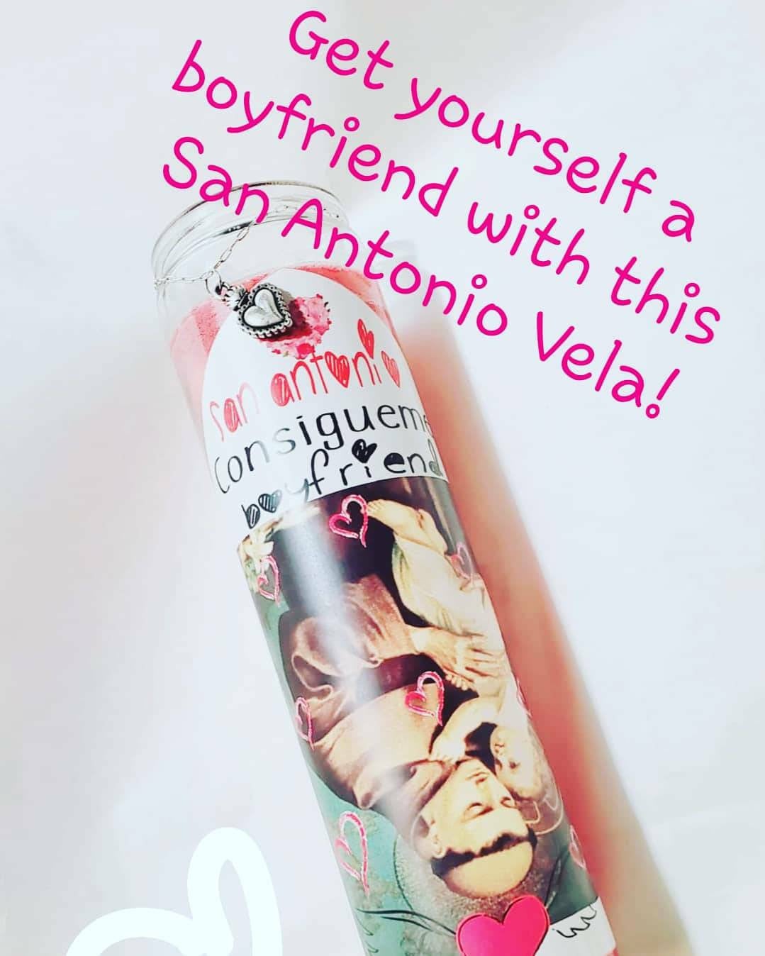 Vela SAN ANTONIO Find me a Boyfriend Candle