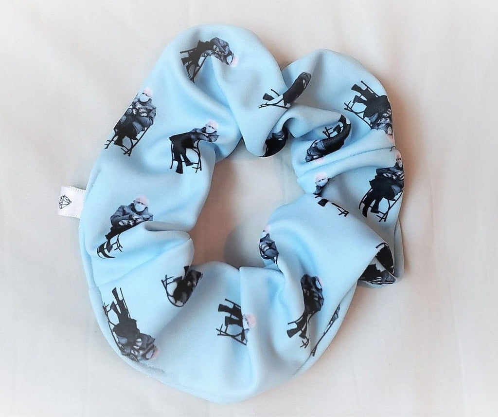 BERNIE SANDERS LARGE Scrunchy Hair Tie Scrunchy Hair Accessory Scrunchie vsco Scrunchies Hair Tie Hair Scrunchies