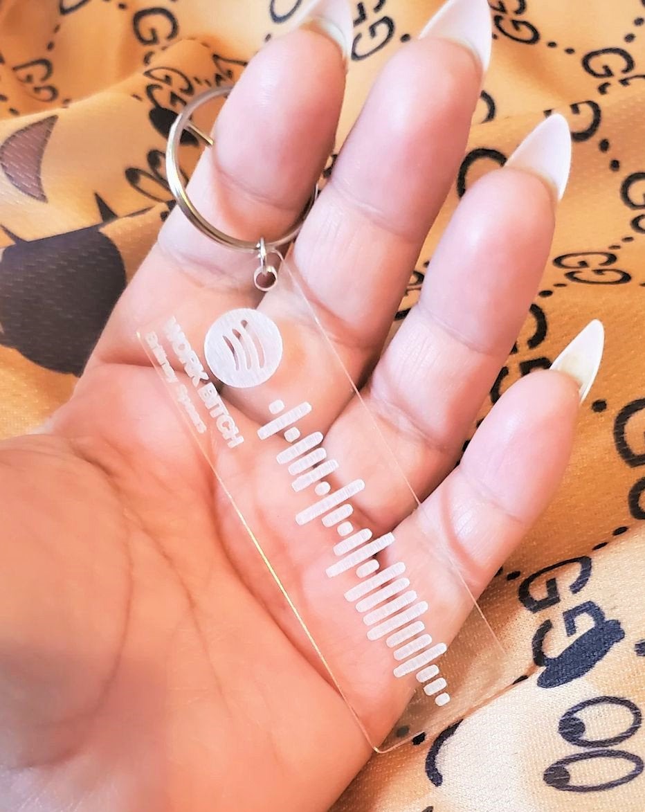 Spotify code keychain