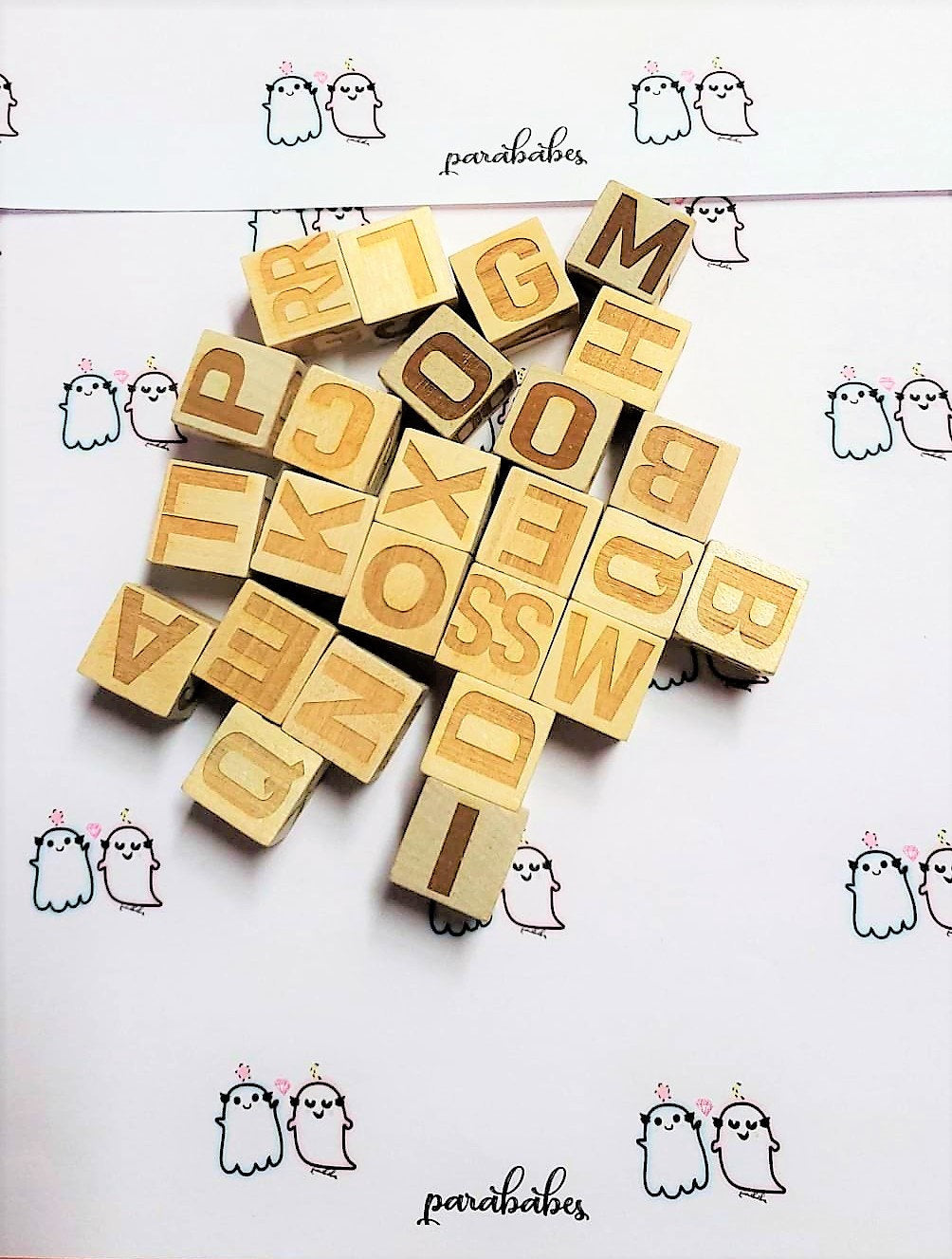 WOODEN SPIRIT DICE 25 Laser Engraved .75" cubes