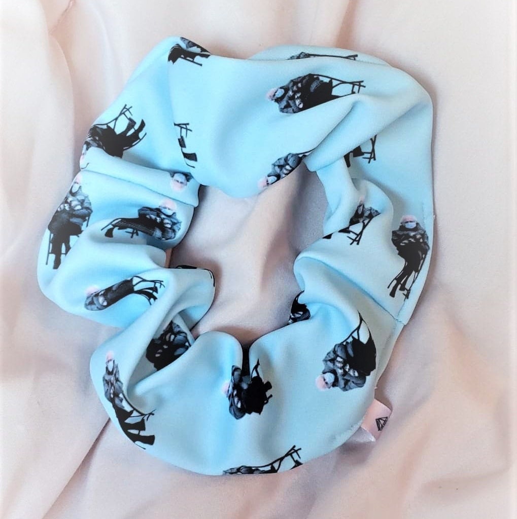 BERNIE SANDERS LARGE Scrunchy Hair Tie Scrunchy Hair Accessory Scrunchie vsco Scrunchies Hair Tie Hair Scrunchies