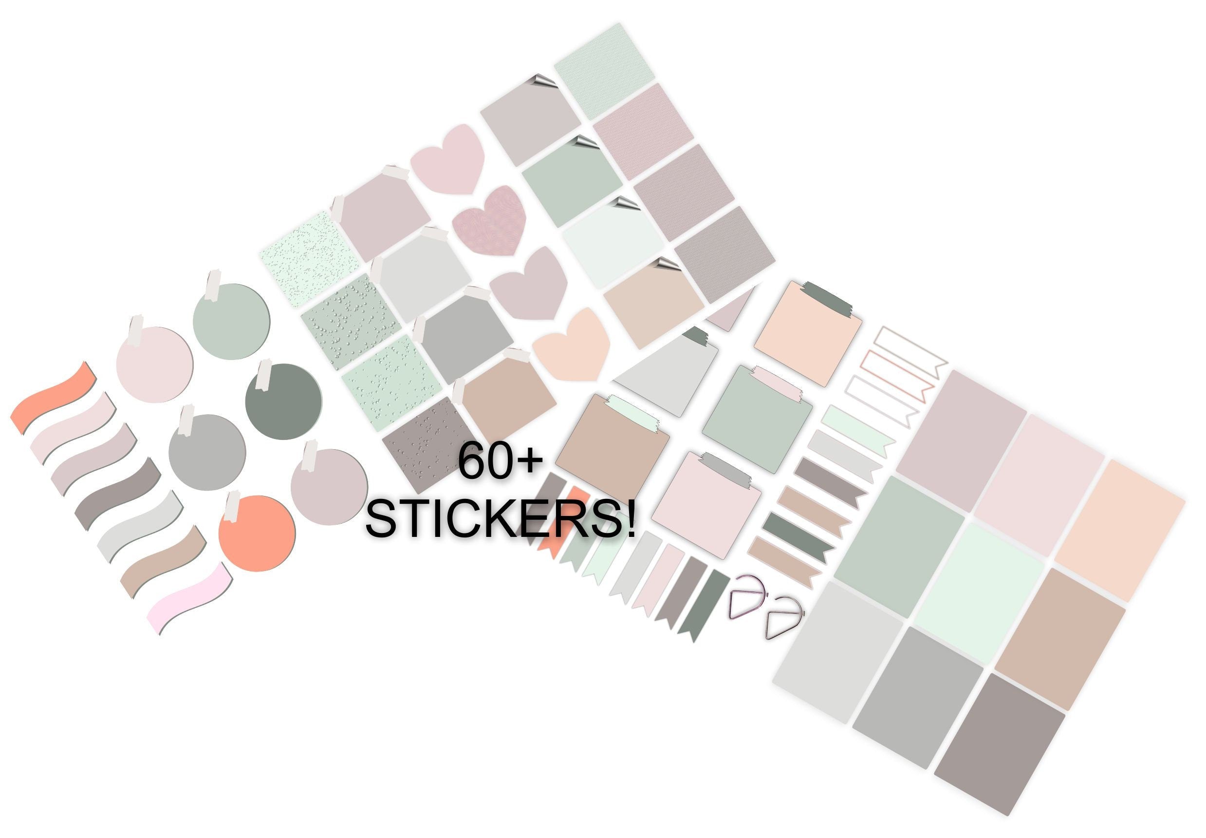 60 Stickers Set-Digital
