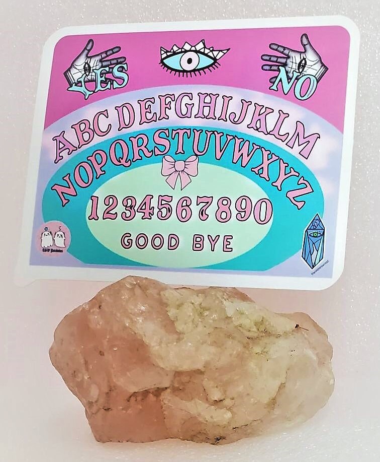 KAWAII OUIJA BOARD Parababes Sticker Label Glossy Weather  proof 3" Ghost Stickers Ghost Label Lace Moon Eye