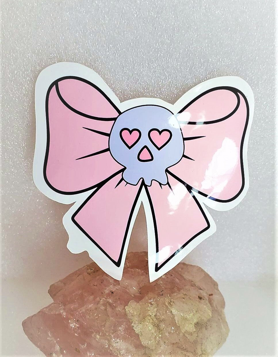Skull Bow Sticker