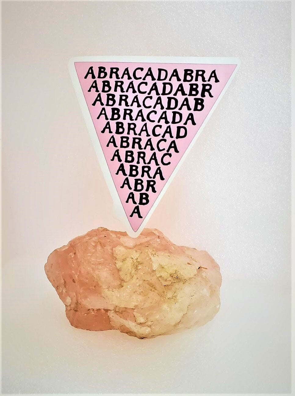ABRACADABRA PYRAMID Parababes Sticker Label Glossy Weather proof 3" Ghost Stickers Ghost Label Lace Moon Eye Kawaii