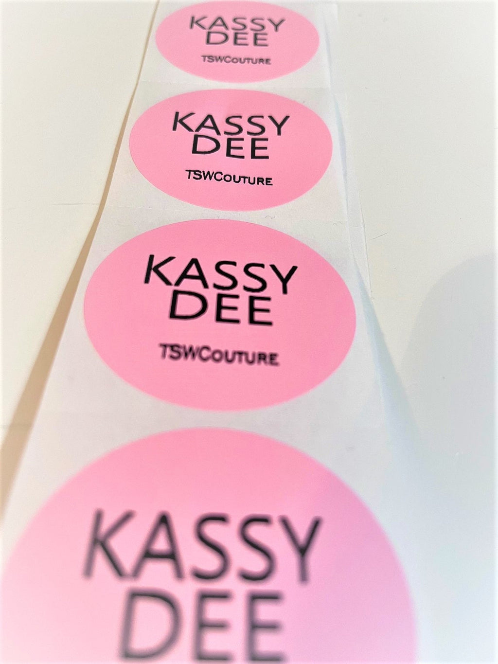 PINK ROUND 2” Labels