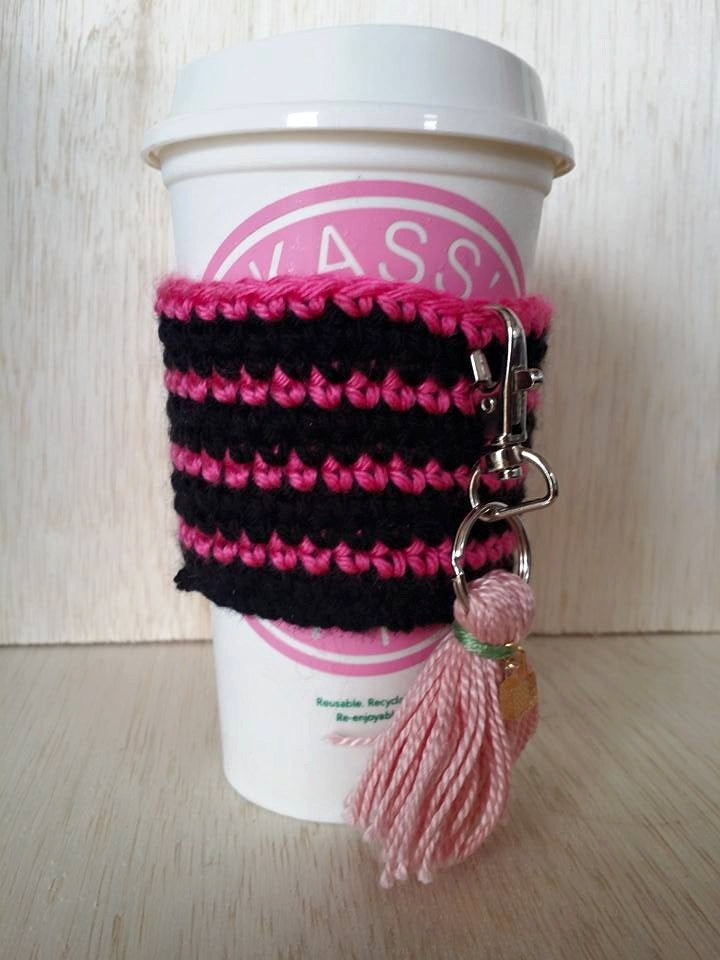 Coffee Cup Crochet Knitted Cozy