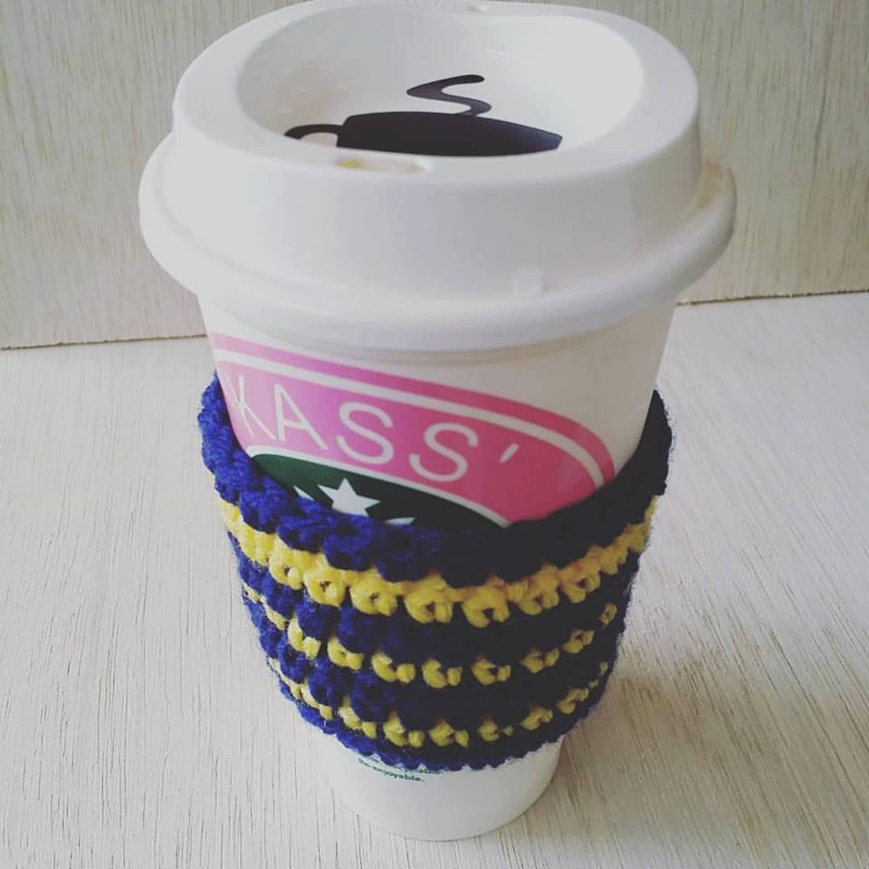 Coffee Cup Crochet Knitted Cozy