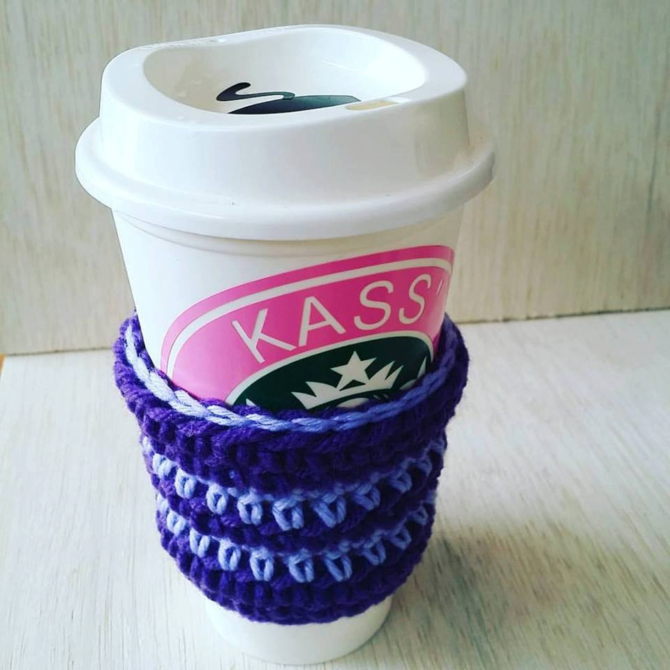Coffee Cup Crochet Knitted Cozy