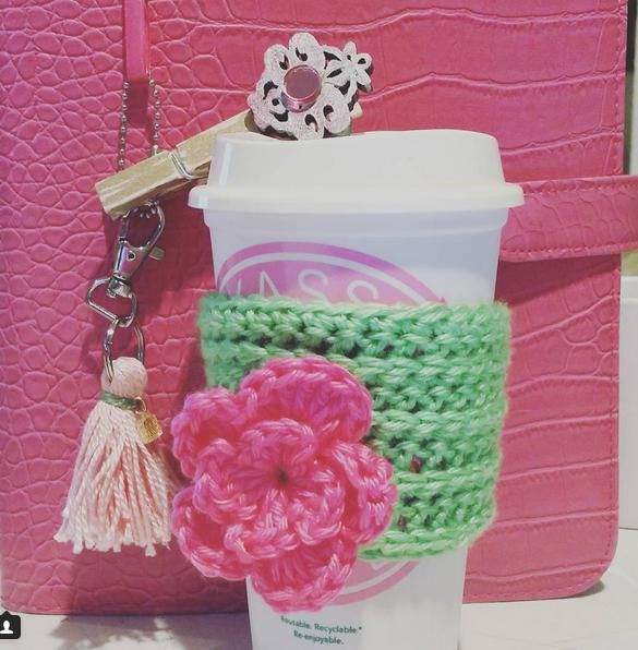Coffee Cup Crochet Knitted Cozy