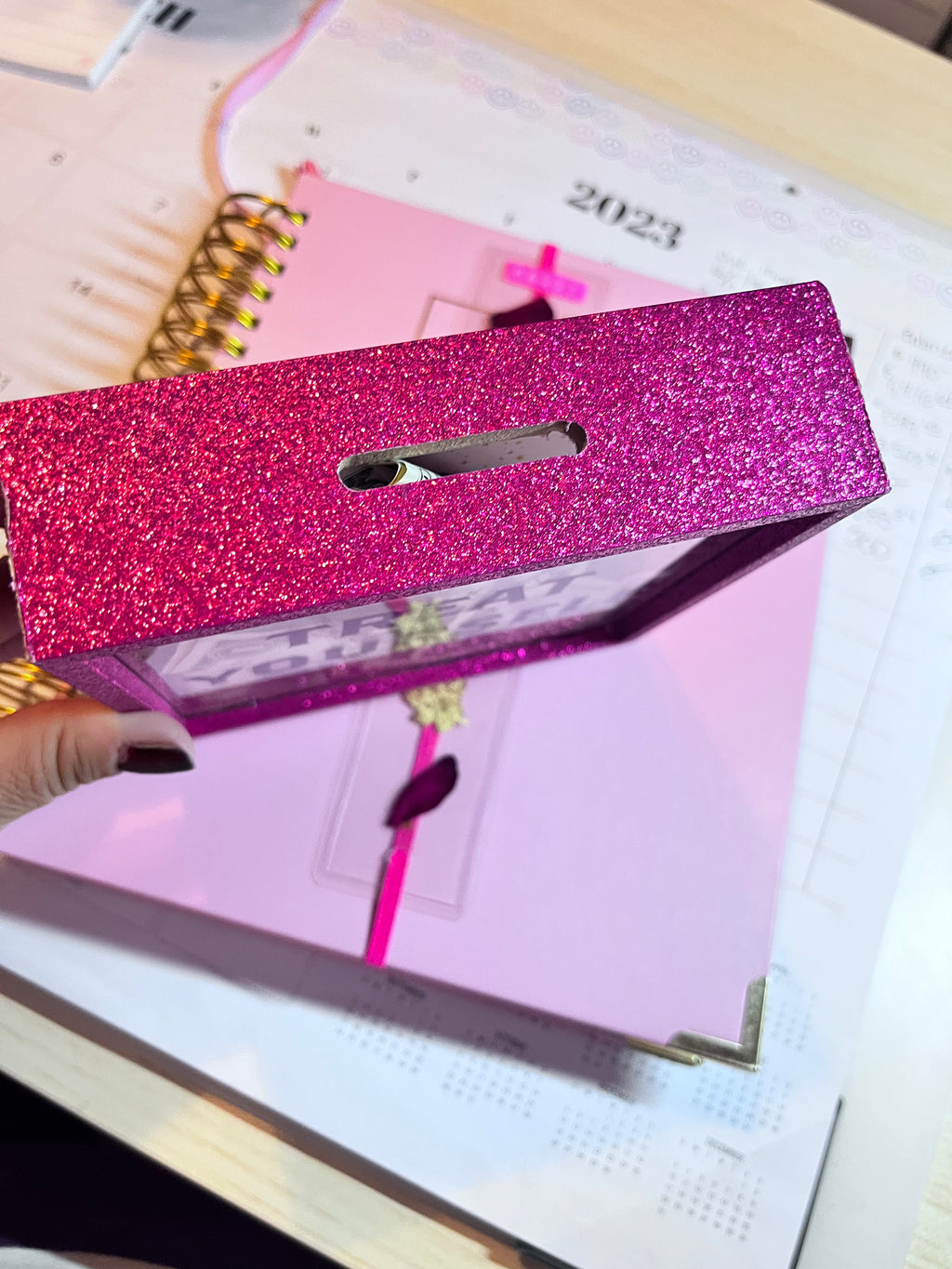 Money Treat Yourself bank box