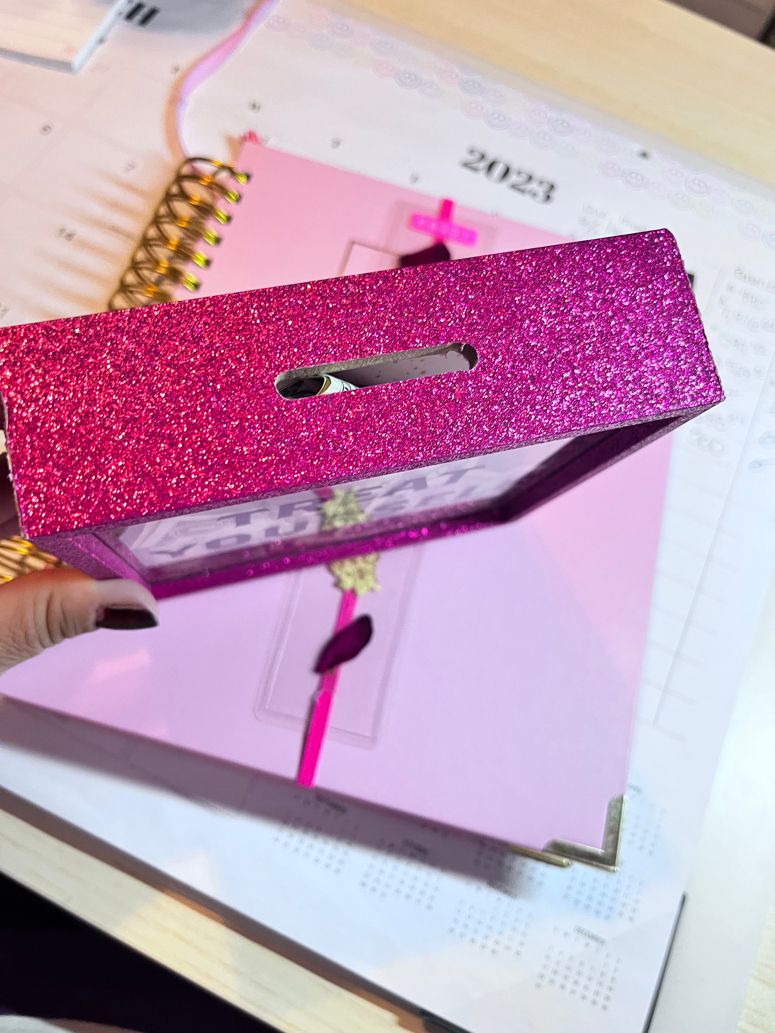 Money Treat Yourself bank box